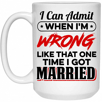 15 oz. White Mug