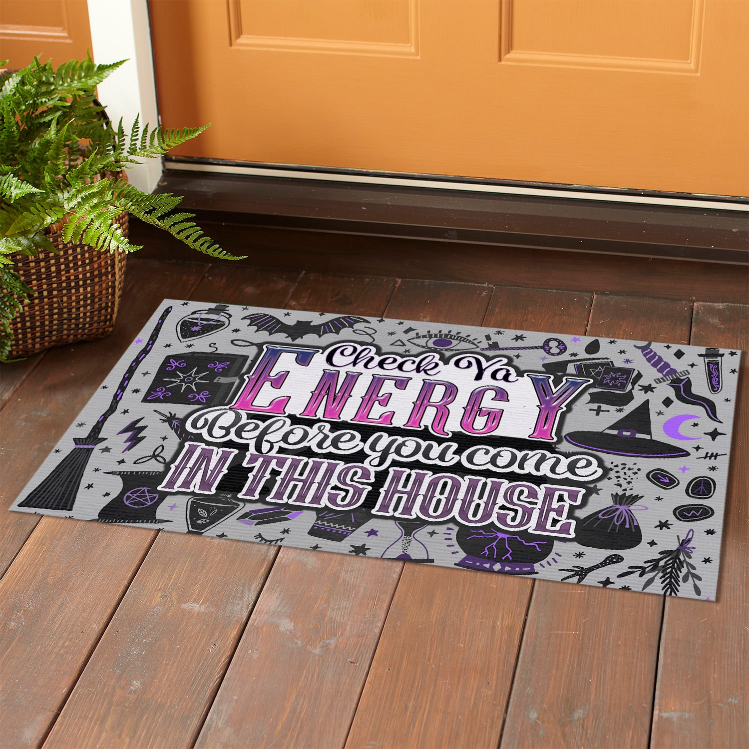 4LV. Check Ya Energy 2 Doormat mockup 1