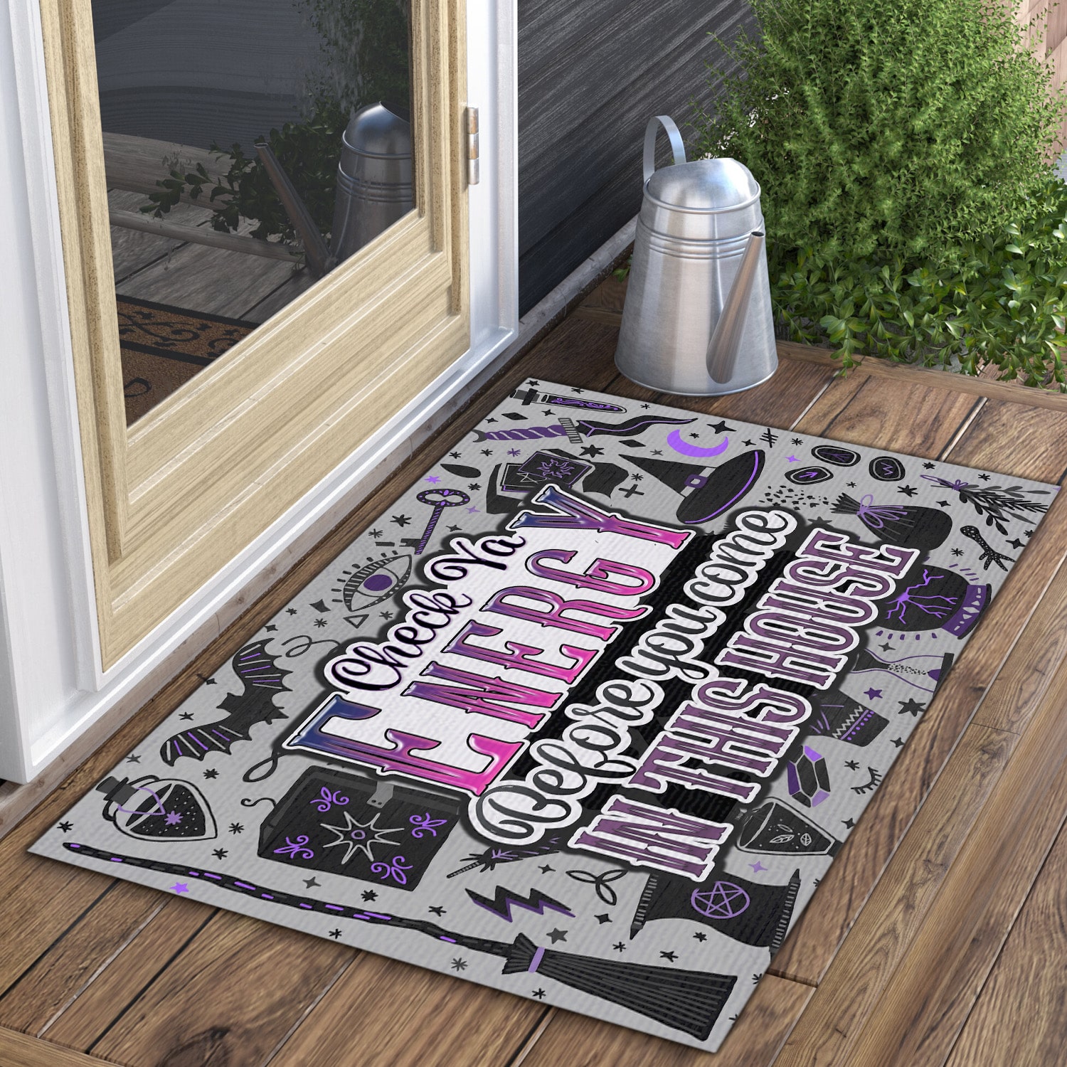 4LV. Check Ya Energy 2 Doormat mockup 3