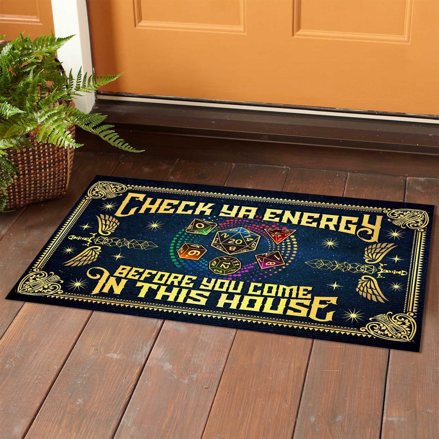 6H. Check Ya Energy (5) Doormat mockup 1