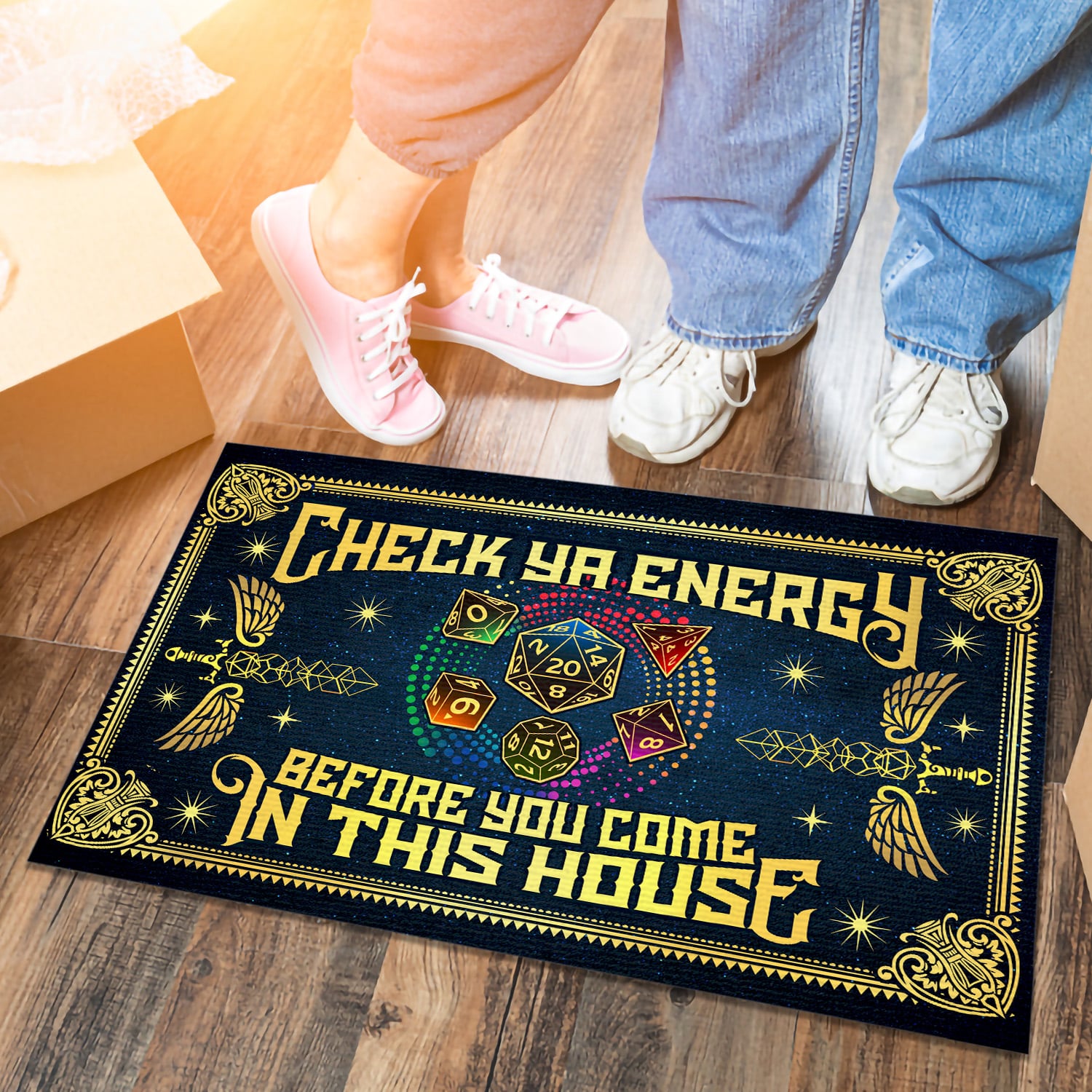 6H. Check Ya Energy (5) Doormat mockup 6