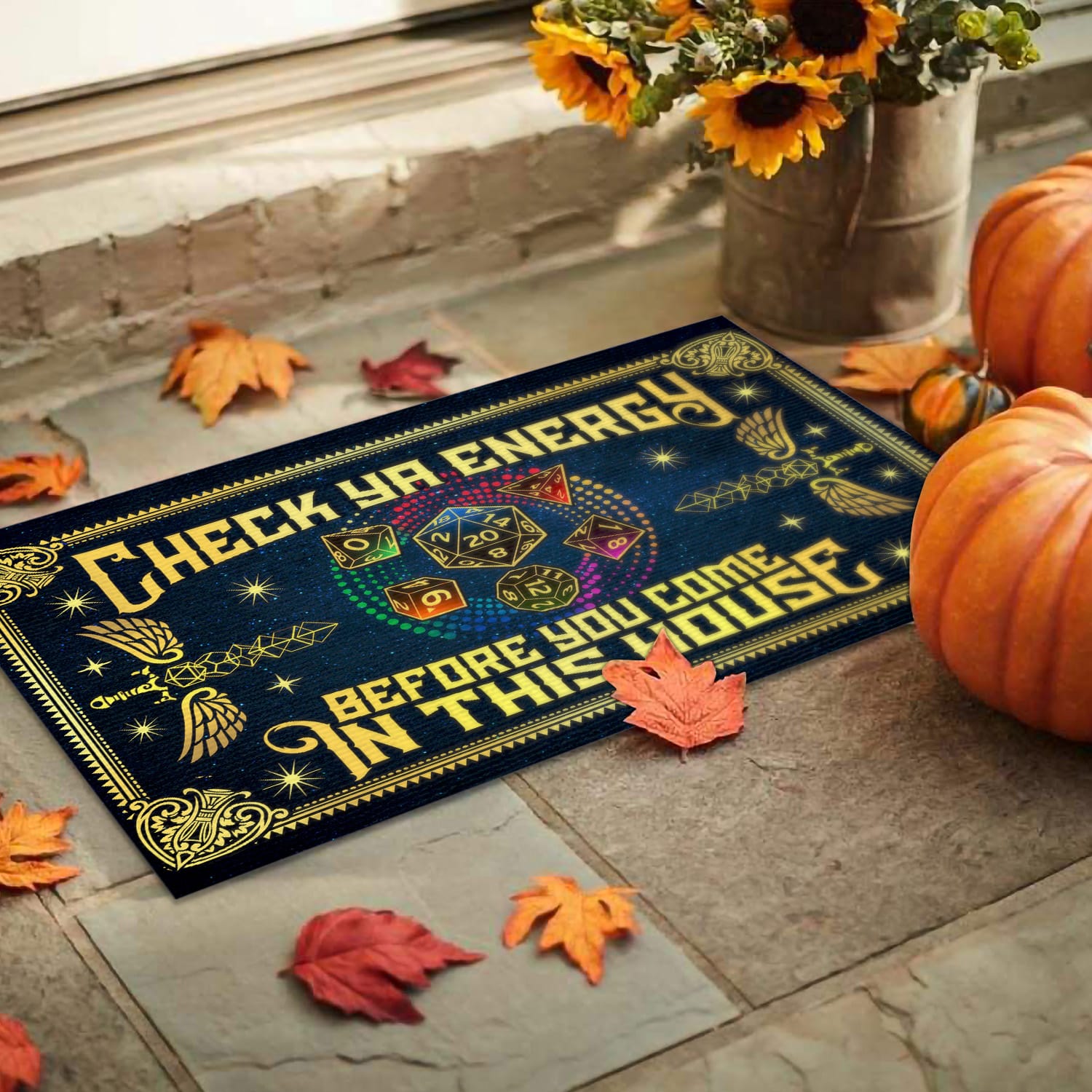 6H. Check Ya Energy (5) Doormat mockup 9