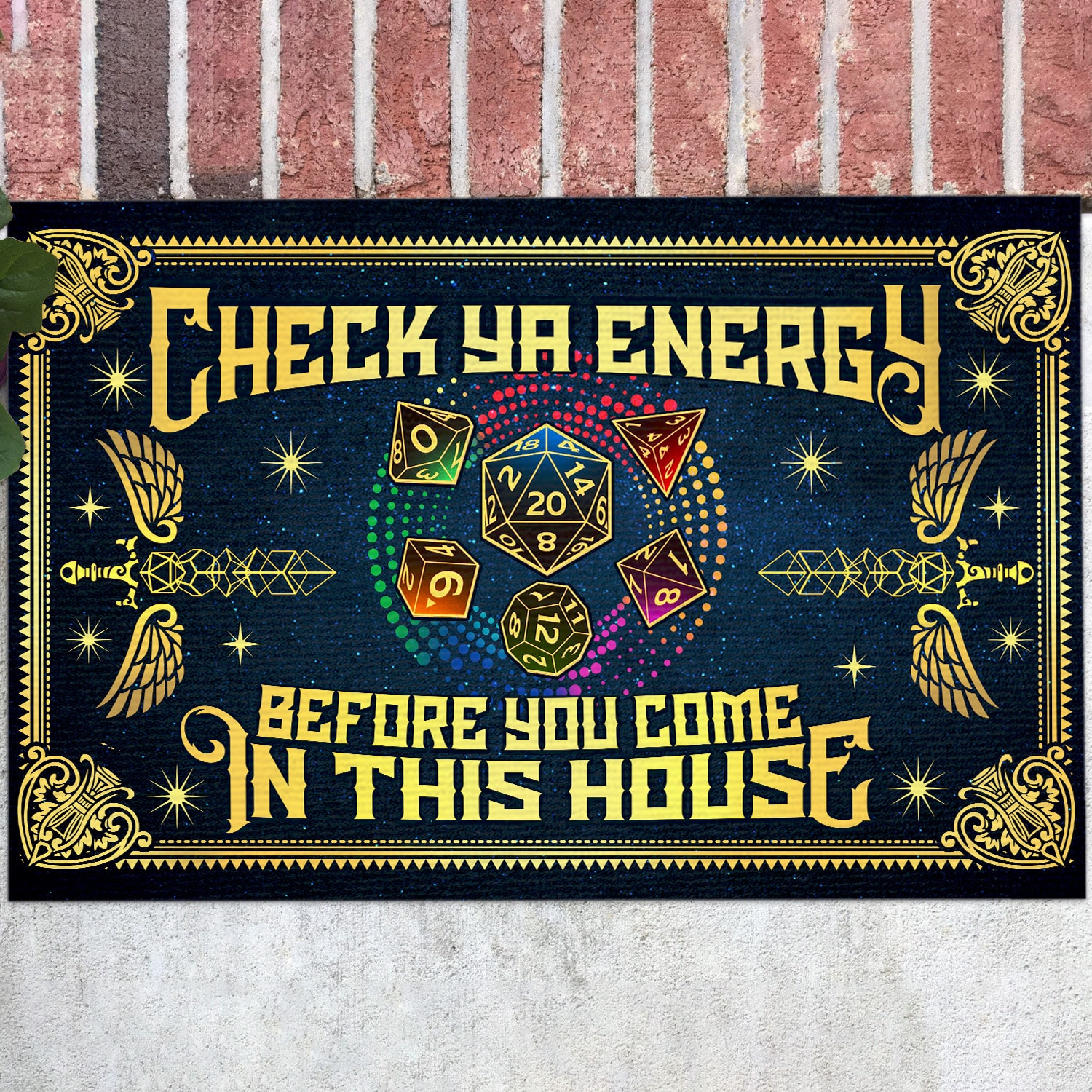 6H. Check Ya Energy (5) Doormat mockup 12