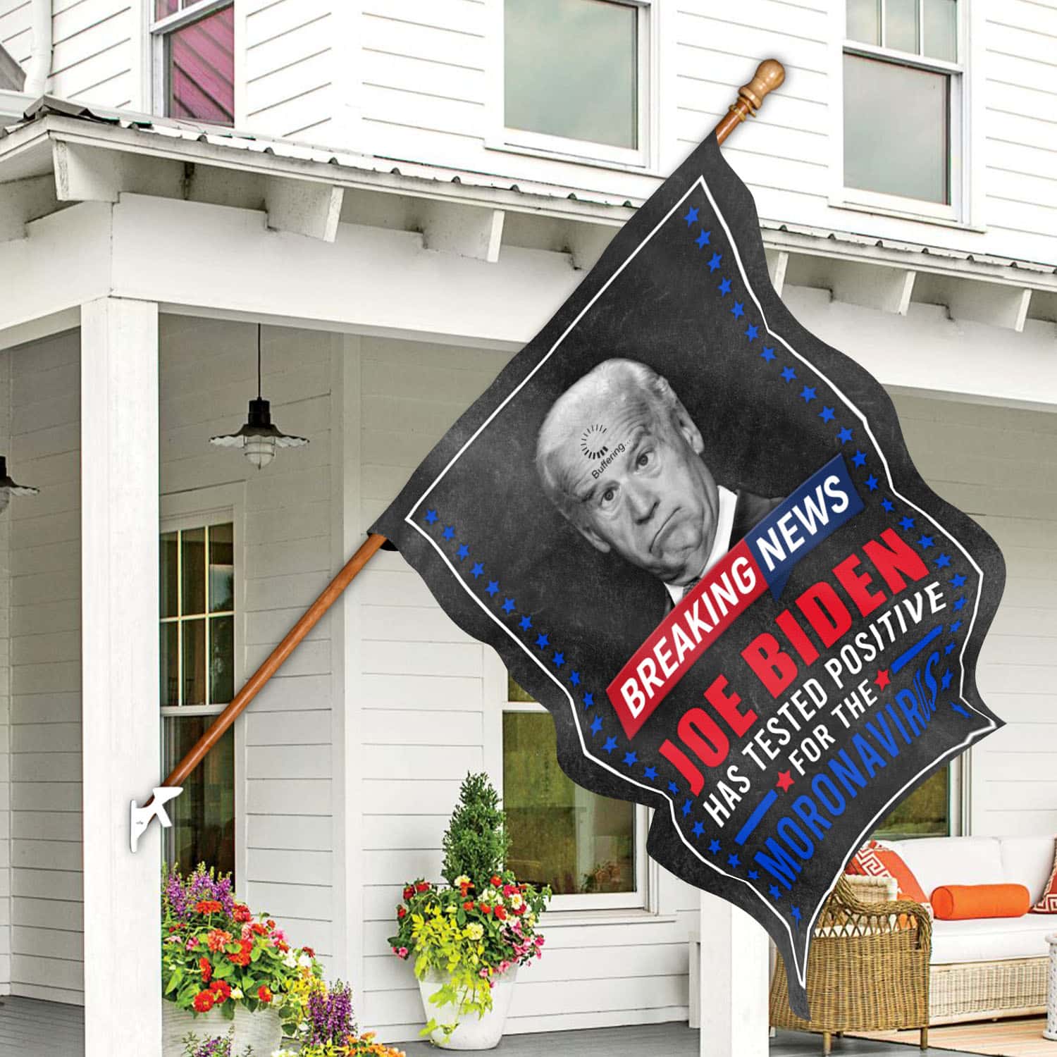 30x40 House Flag Mockup 7