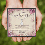 From Grandma To My Granddaughter A Link That Can Never Be Undone Alluring Beauty Necklace
