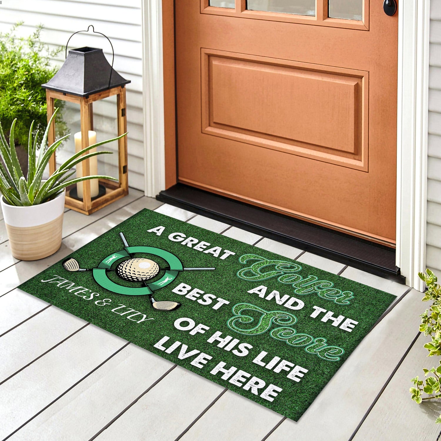 sample design Doormat mockup 8
