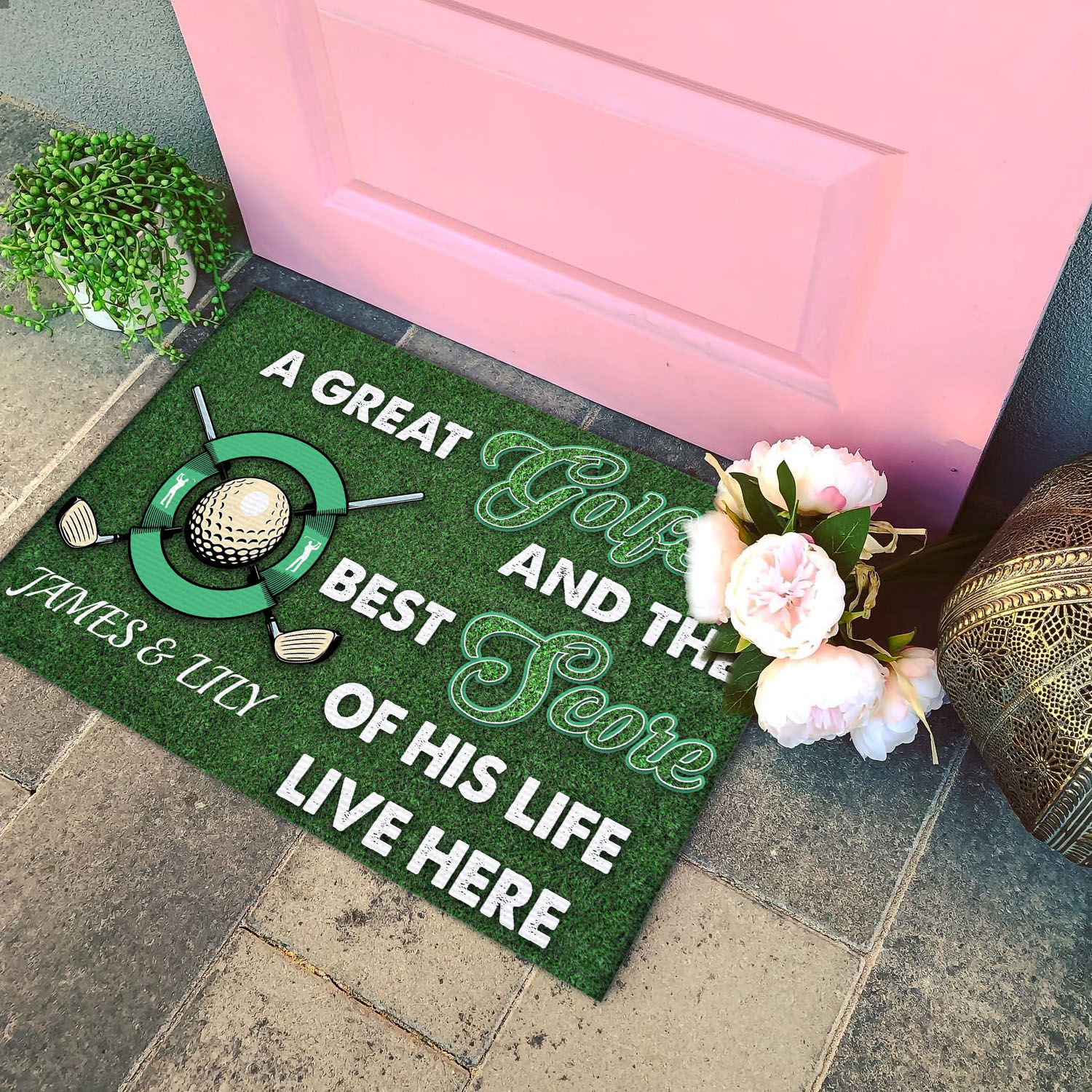 sample design Doormat mockup 4fx
