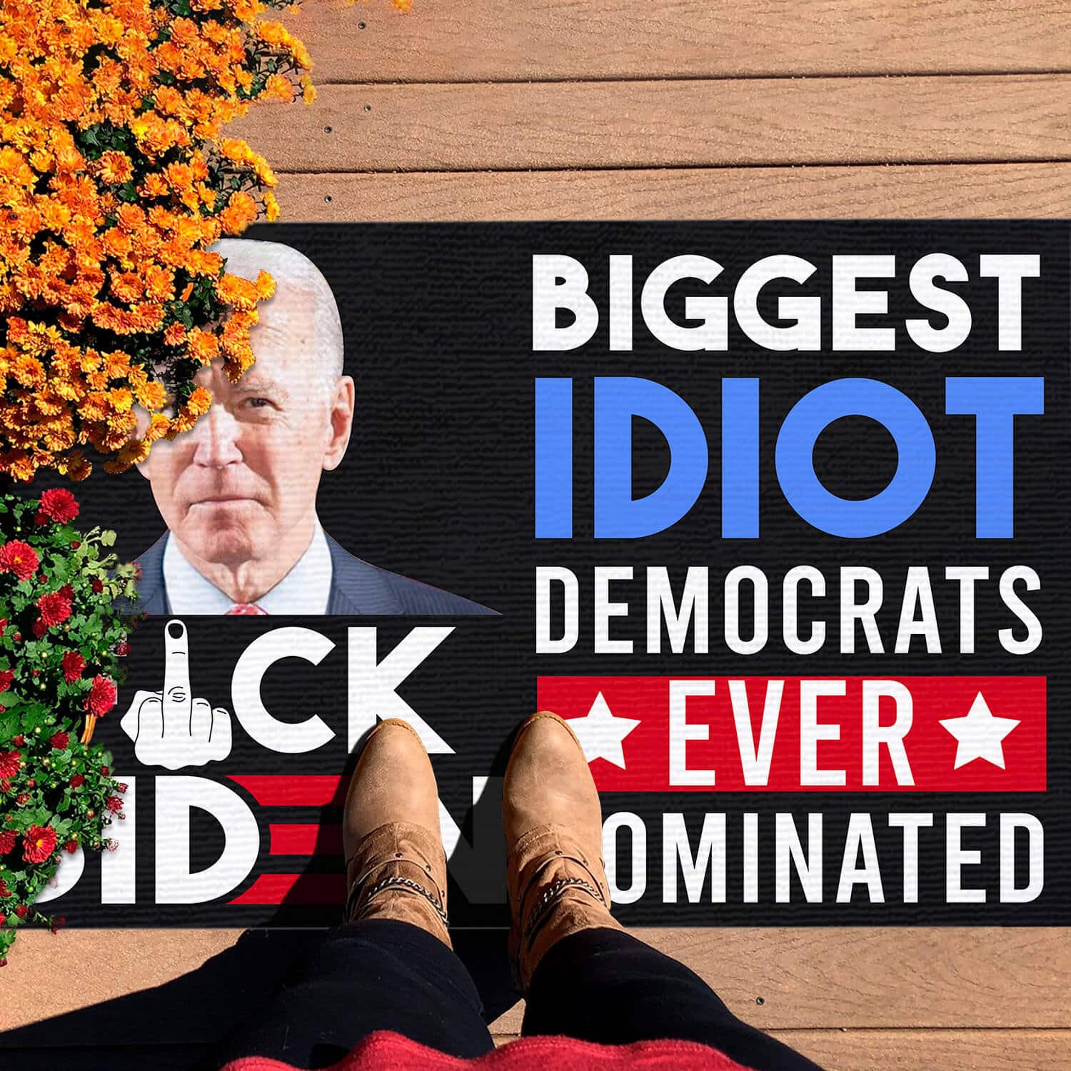 1HV. Biden Sucks Doormat mockup 7