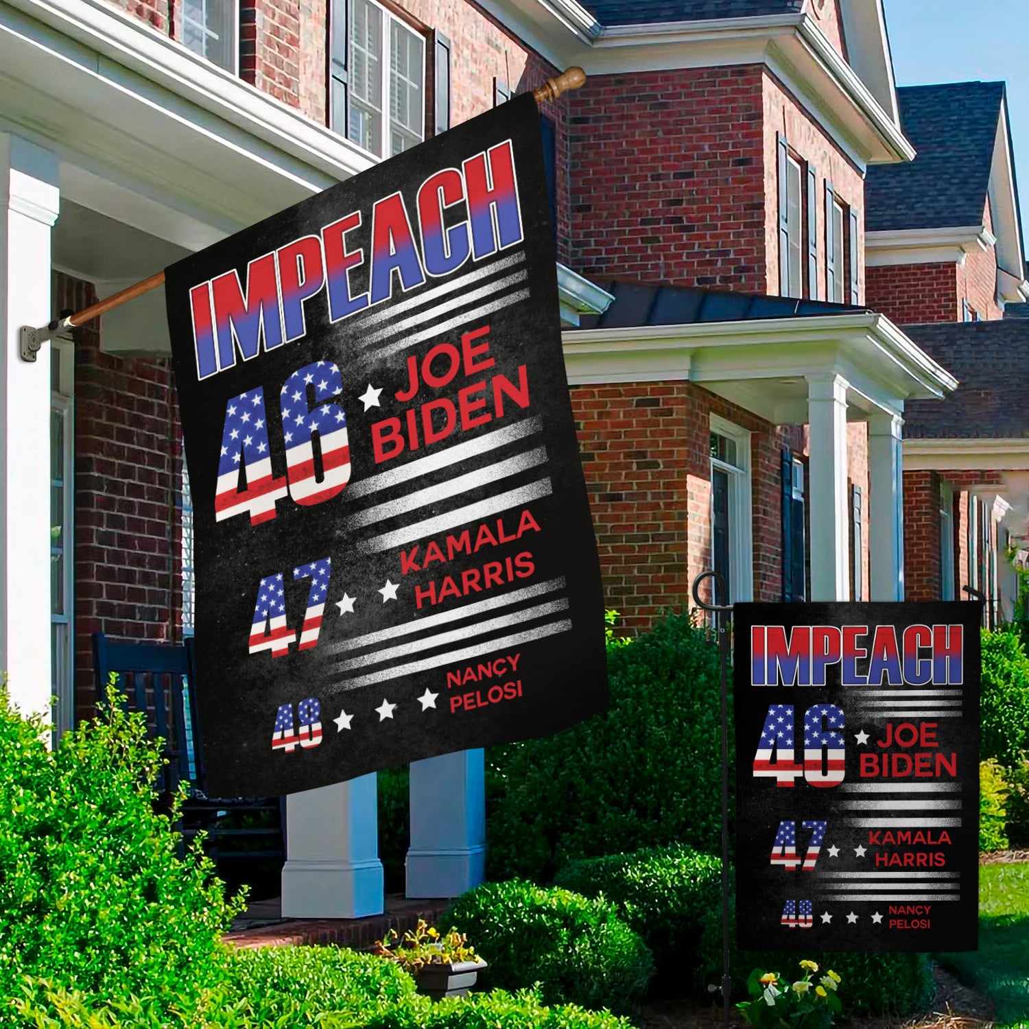 2LV. UU TIEN Impeach 46 47 48 (Flag) Garden & House Mockup 2