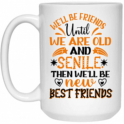 15 oz. White Mug