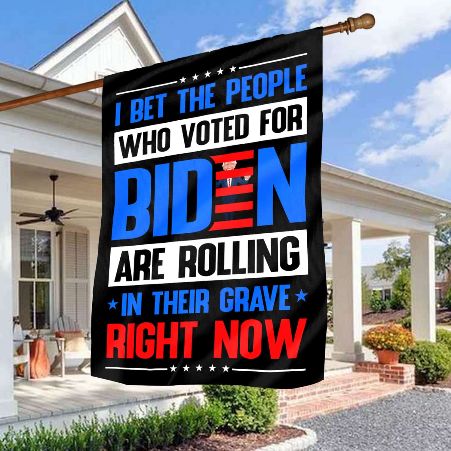 30x40 House Flag Mockup 3