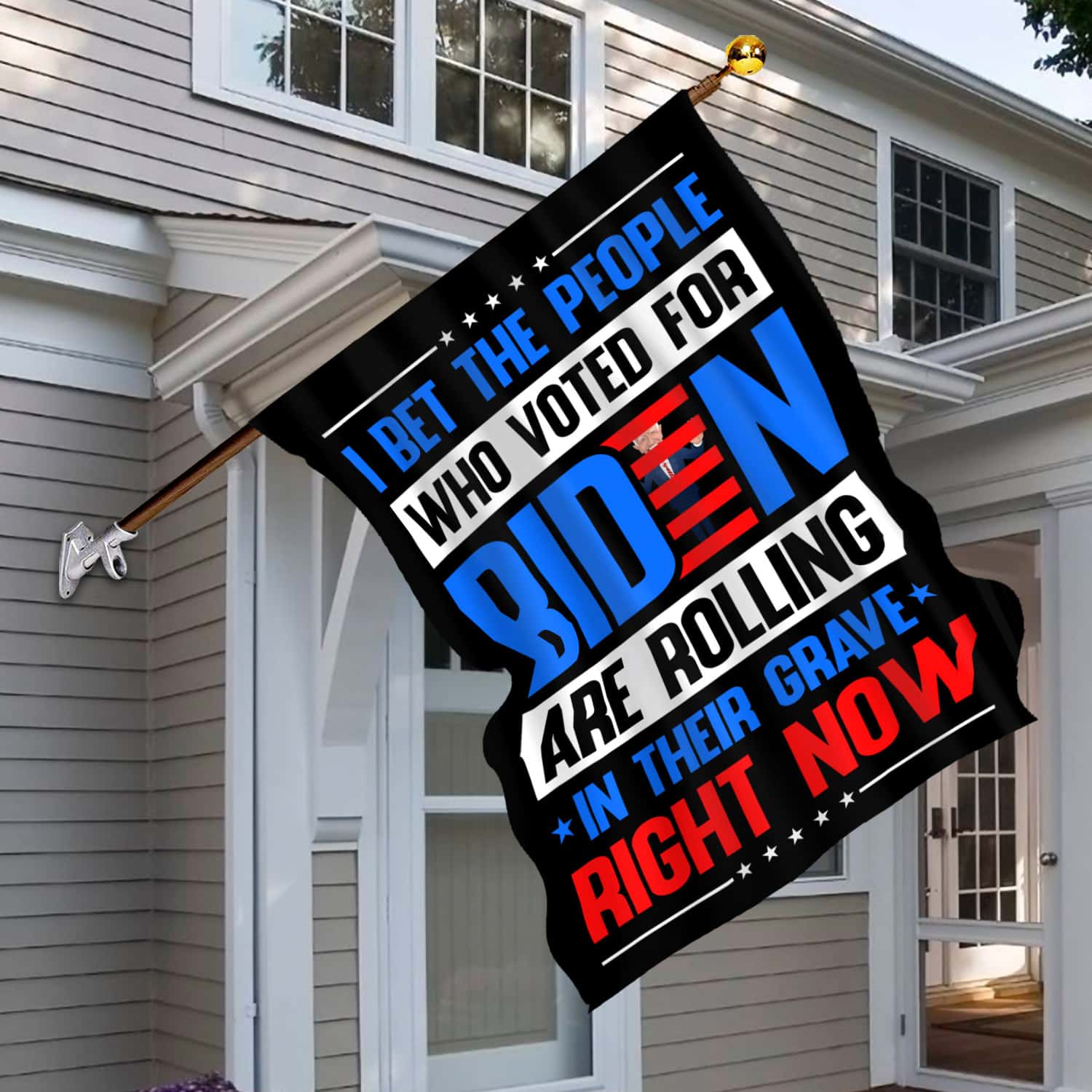 30x40 House Flag Mockup 6