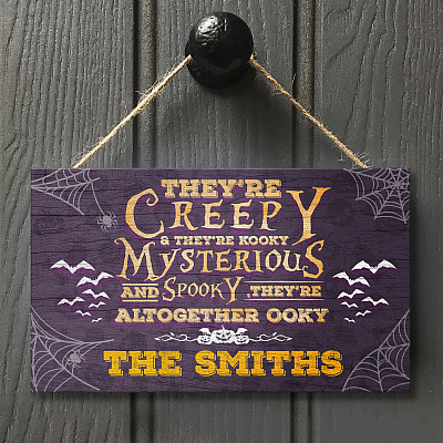 Wooden Door Sign