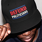 Defund Politicians Twill Cap - High-Profile Snapback Hat