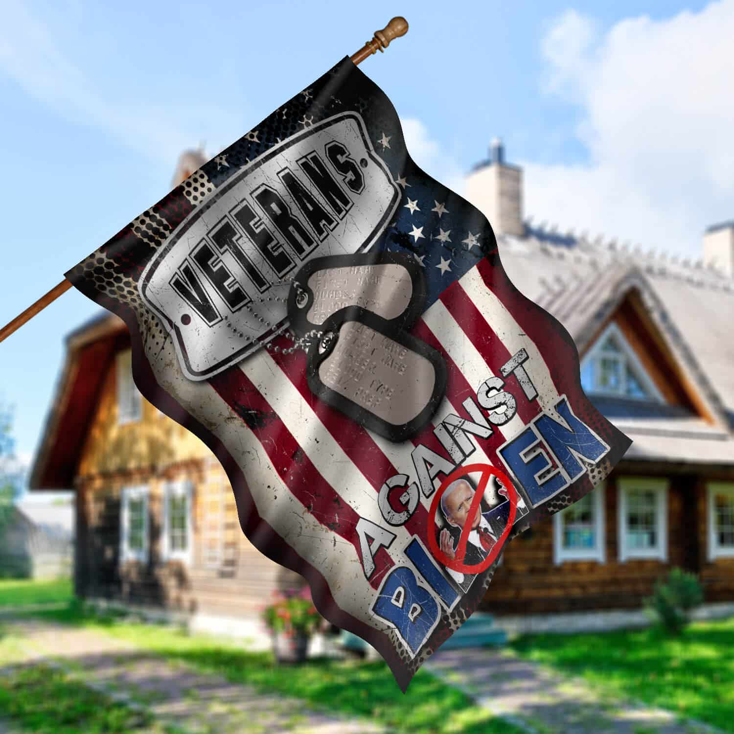 30x40 House Flag Mockup 5