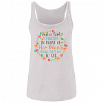 girl, White, Ladies Tank Top