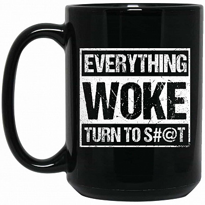 15 oz. Black Mug