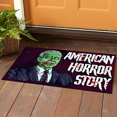 Alternative view of Biden Horror American Zombie Story Halloween Decorative Doormat - Halloween Biden Welcome Mat