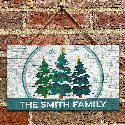 Wooden Door Sign
