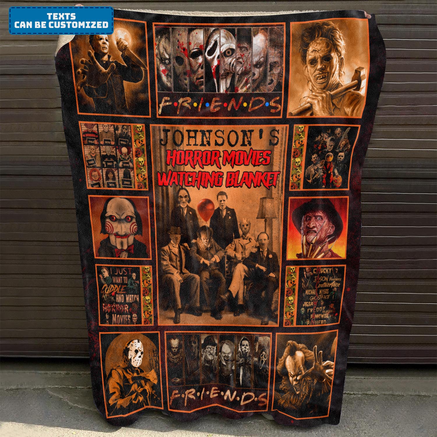 6KT. Horro Movies Watching Blanket Mockup 3