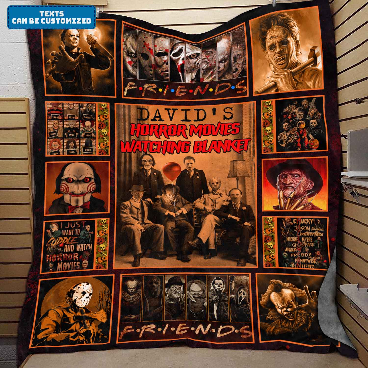 6KT. Horro Movies Watching Blanket Mockup 2