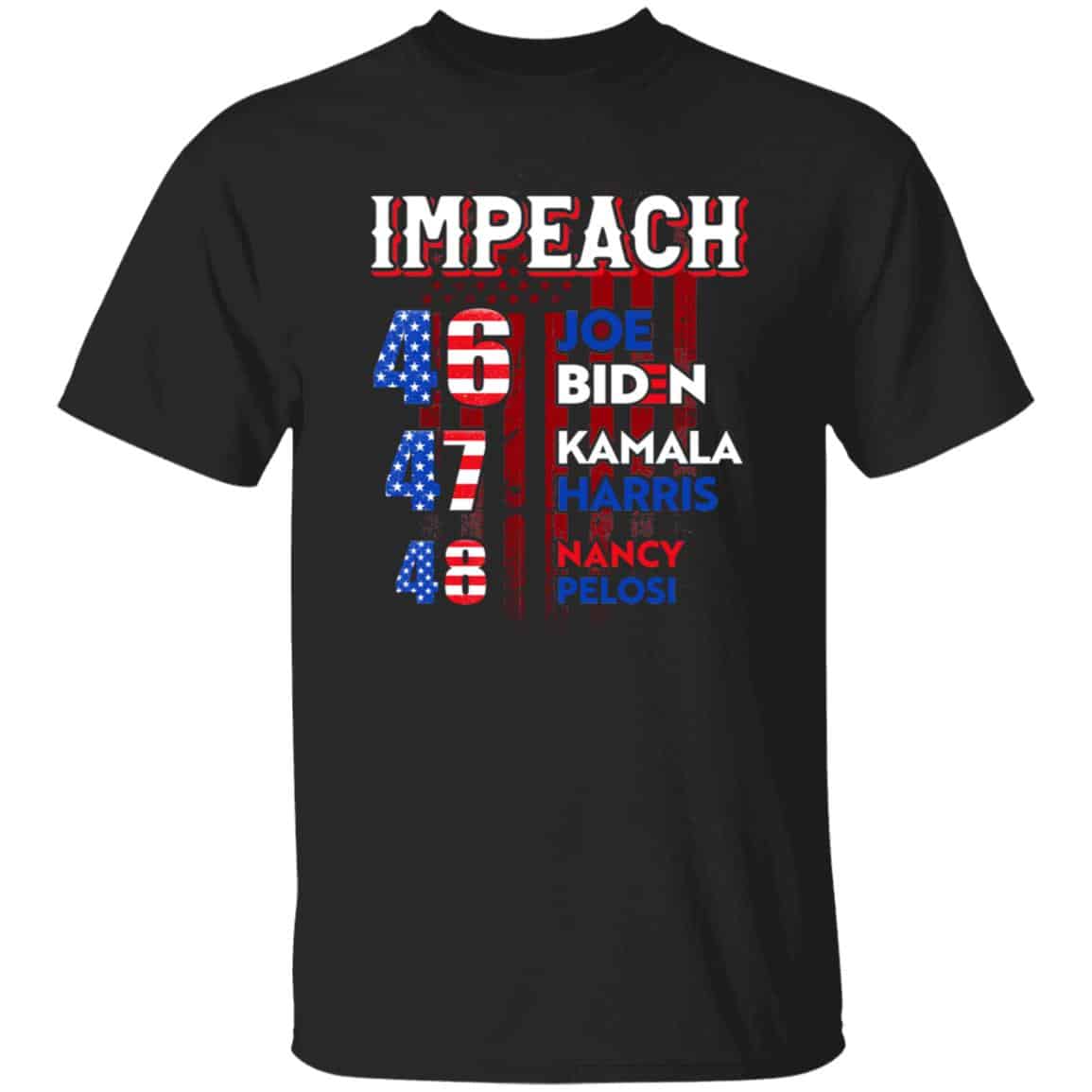 impeach t, Black, Unisex T-Shirt