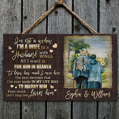 Wooden Door Sign