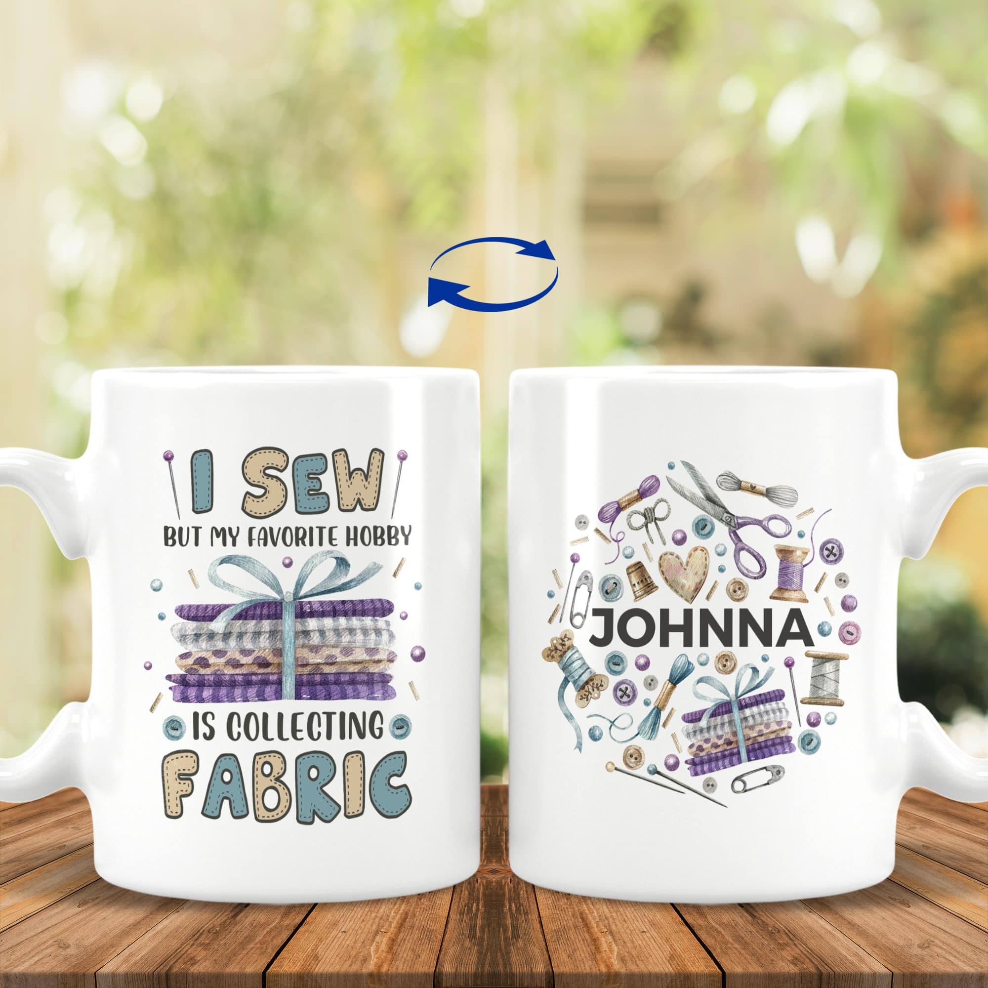 sample design 15 OZ White Mug