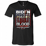 Biden You've Got Our Troops, Black, V-Neck T-Shirt