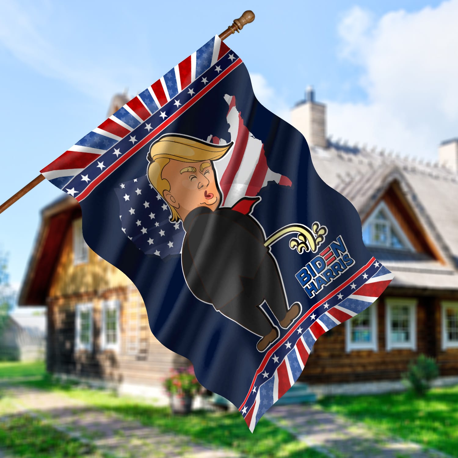 30x40 (6) House Flag Mockup 5