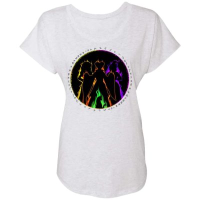Ladies Triblend Dolman Sleeve