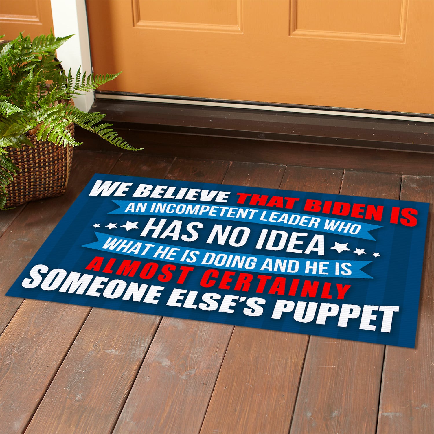 2LV. Biden is an Incompetent Doormat (6) Doormat mockup 1