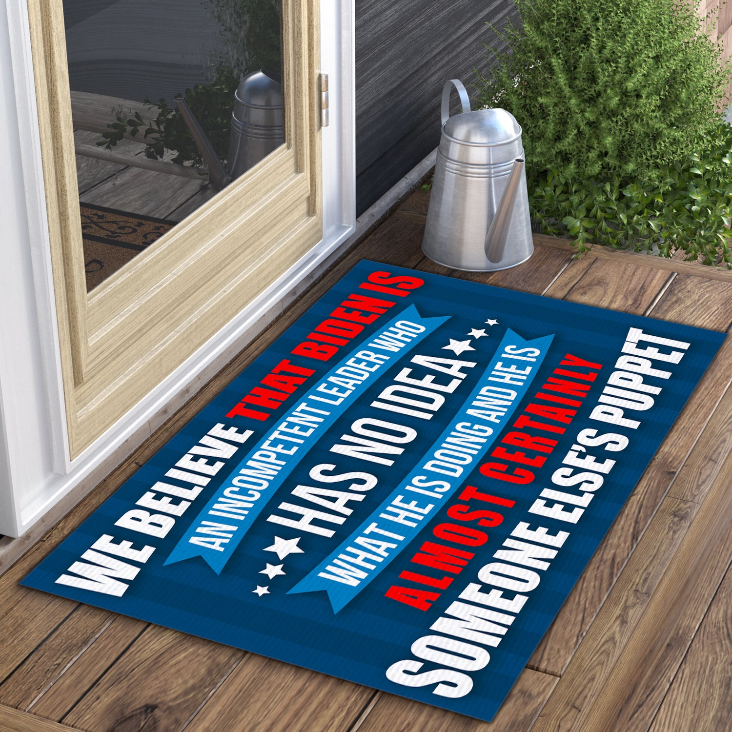 2LV. Biden is an Incompetent Doormat (6) Doormat mockup 3