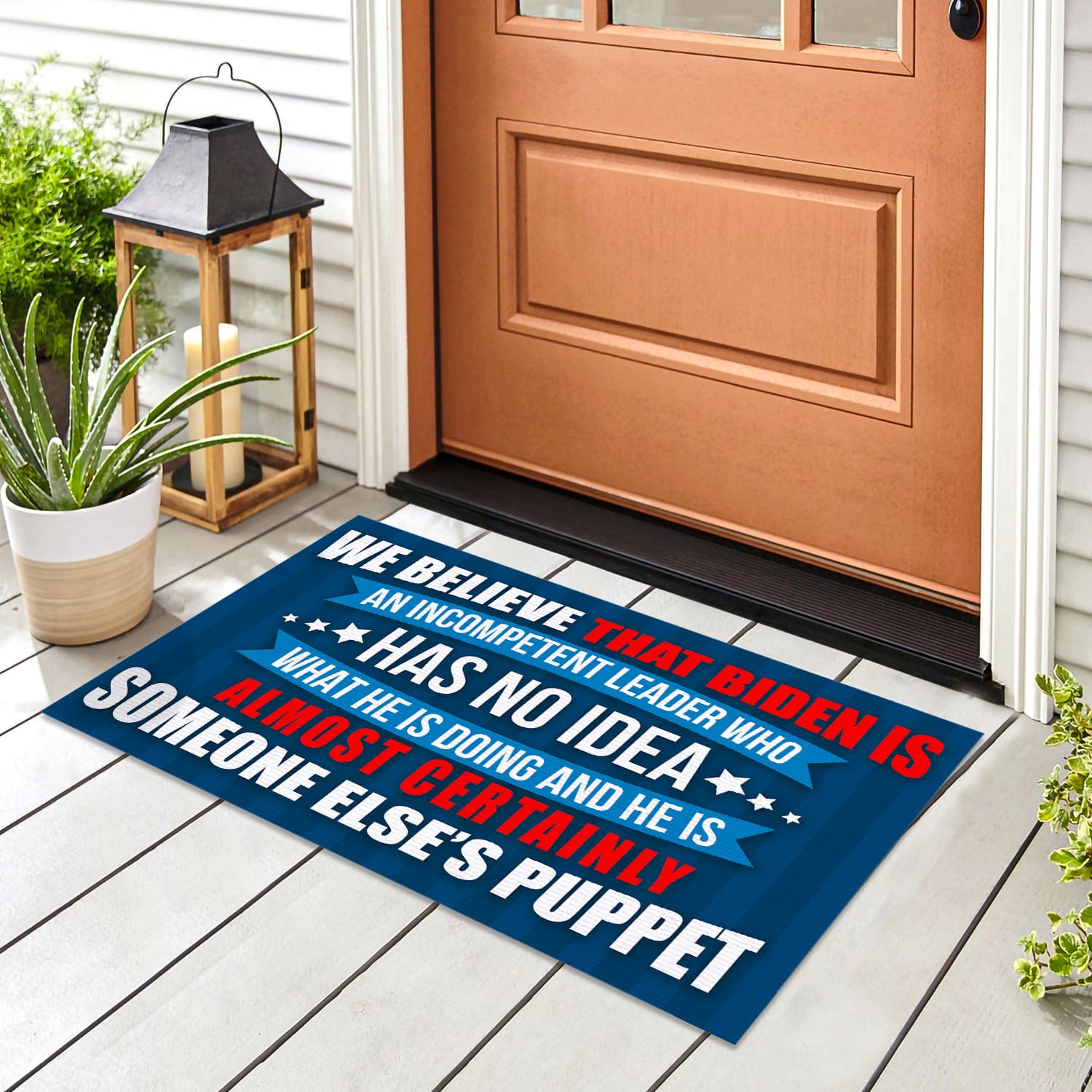2LV. Biden is an Incompetent Doormat (6) Doormat mockup 8