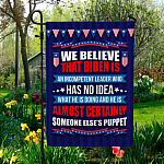 2LV. Biden is an Incompetent (5) Garden Flag Mockup 5