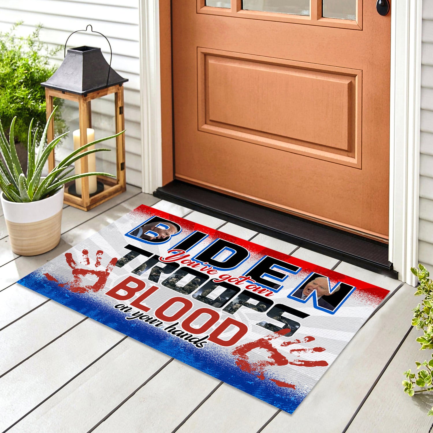 17NH. Uu tien.Biden Blood 2 Doormat mockup 8