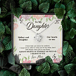 From Mom To My Daughter A Link That Can Never Be Undone I Believe In You Love Knot Necklace