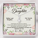From Mom To My Daughter A Link That Can Never Be Undone I Believe In You Alluring Beauty Necklace - Alluring Beauty Necklace