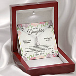 From Mom To My Daughter A Link That Can Never Be Undone I Believe In You Alluring Beauty Necklace