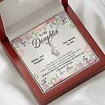 From Mom To My Daughter A Link That Can Never Be Undone I Believe In You Alluring Beauty Necklace