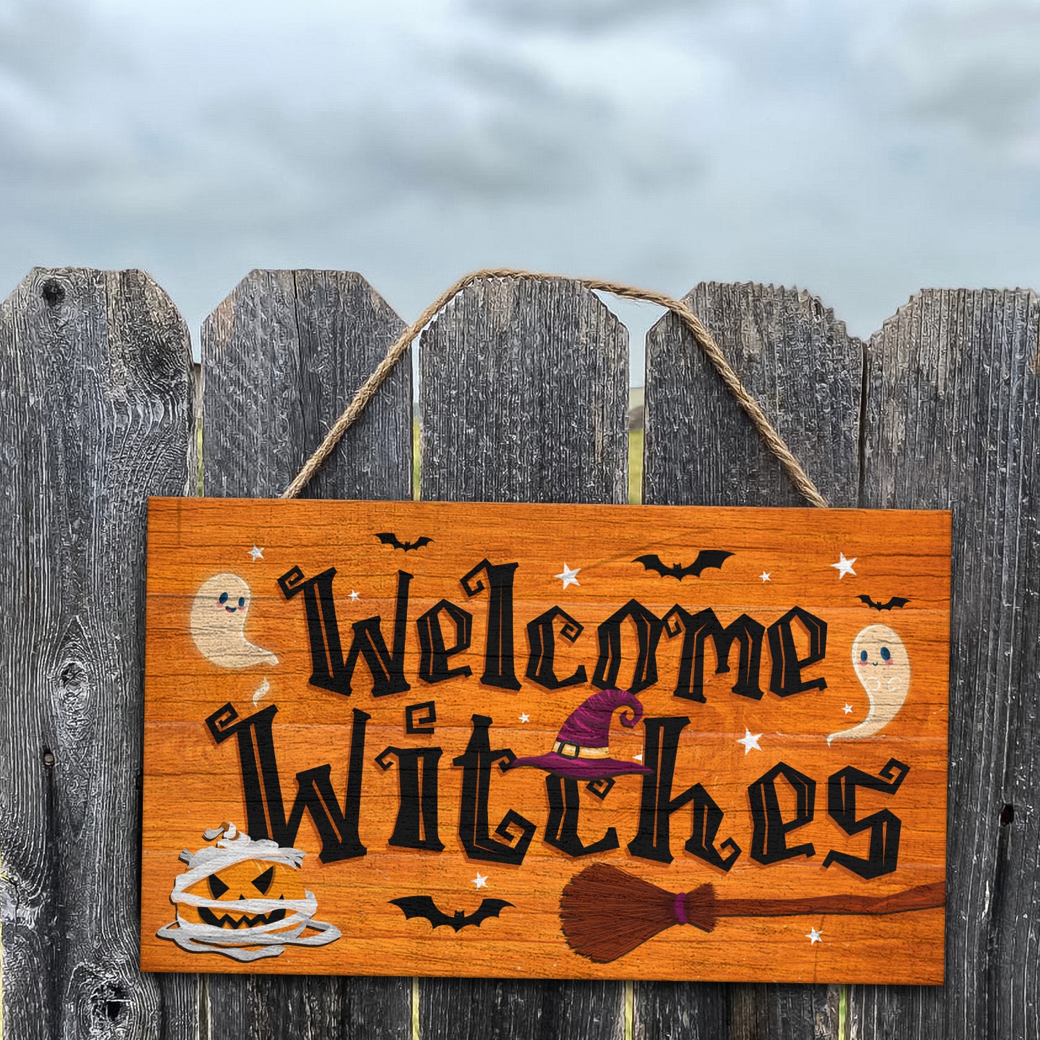 4Th. Welcome Witches Mockup 7
