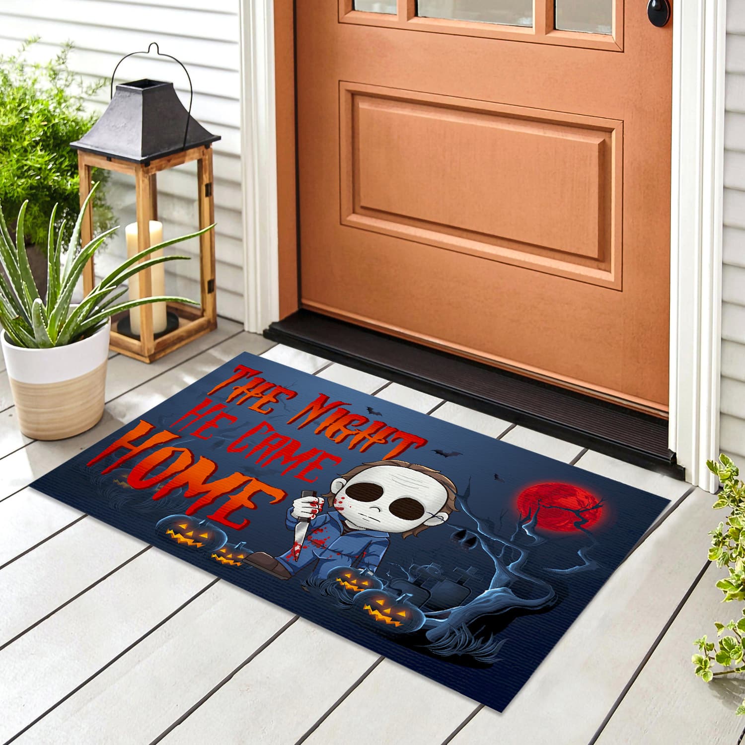9. The Night He Came Home Doormat mockup 8