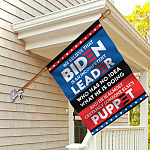 4KT. We Believe That Biden Is (flag) 30x40 House Flag Mockup 2