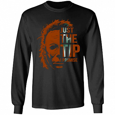 2KT. Just The Top I Promise, Black, Long Sleeve