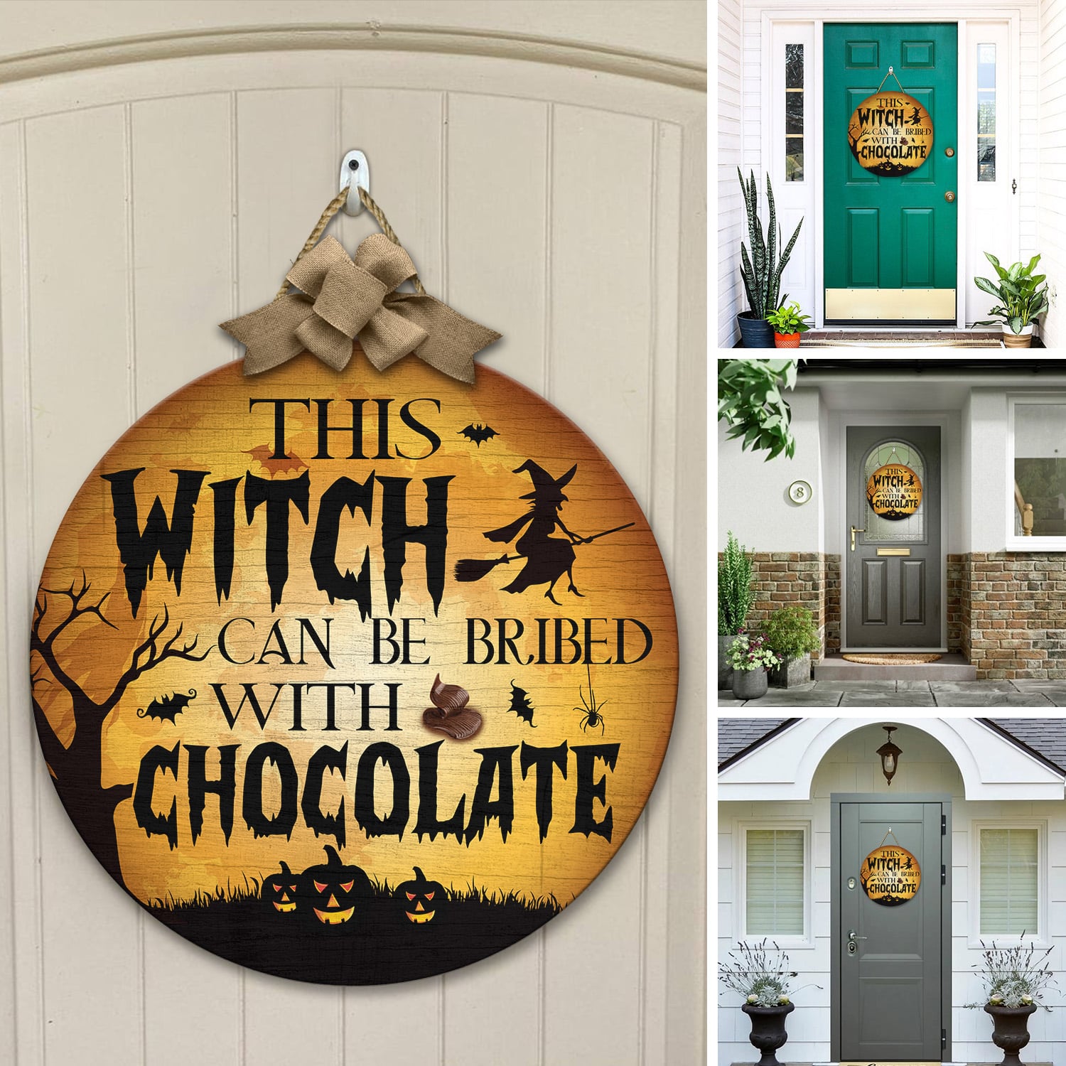 8Th. Bribed Witch Chocolate-doordign Door Sign Mockup 12