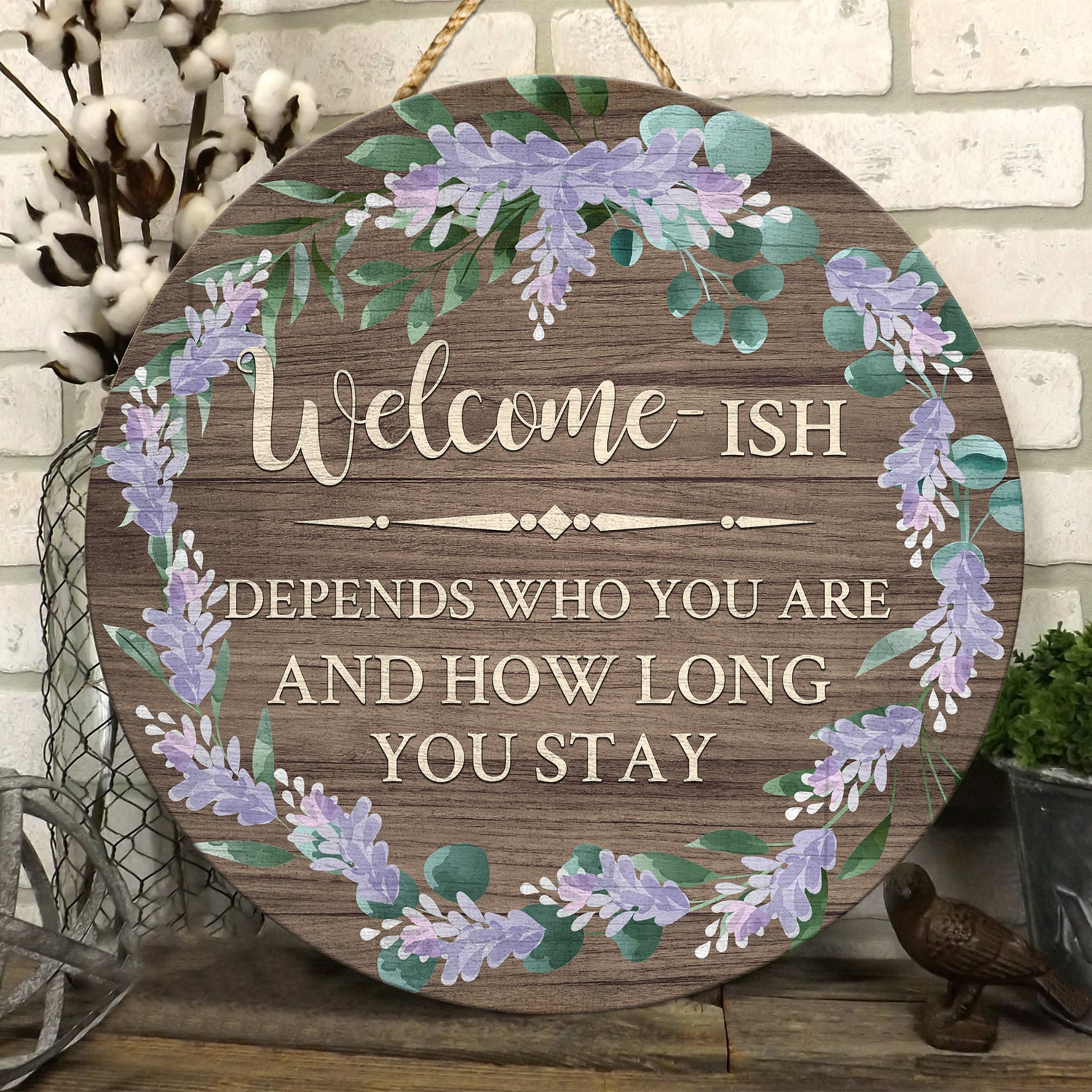 2NH. Welcome-ish(5) Door Sign Mockup 6