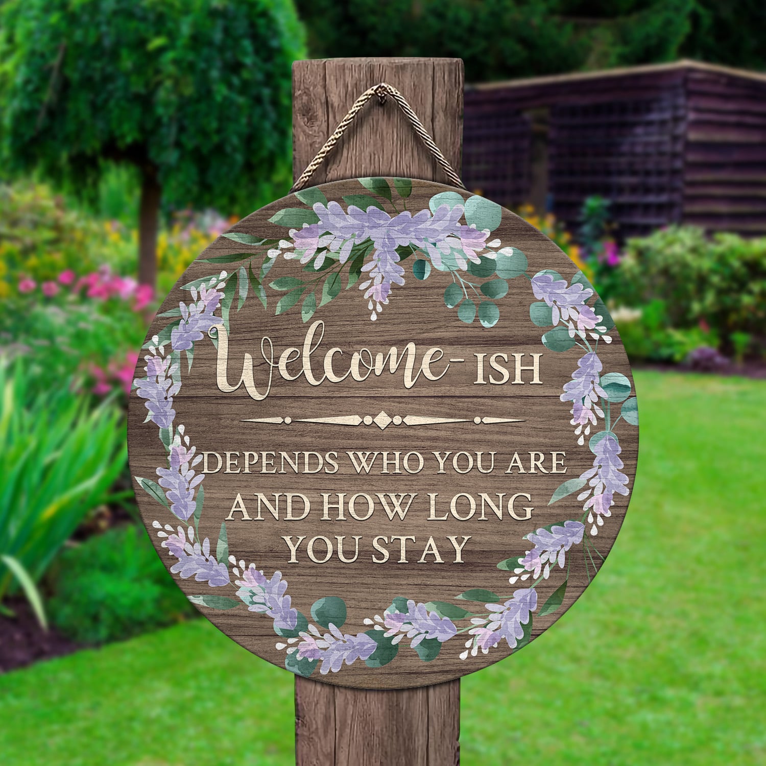 2NH. Welcome-ish(5) Door Sign Mockup 2