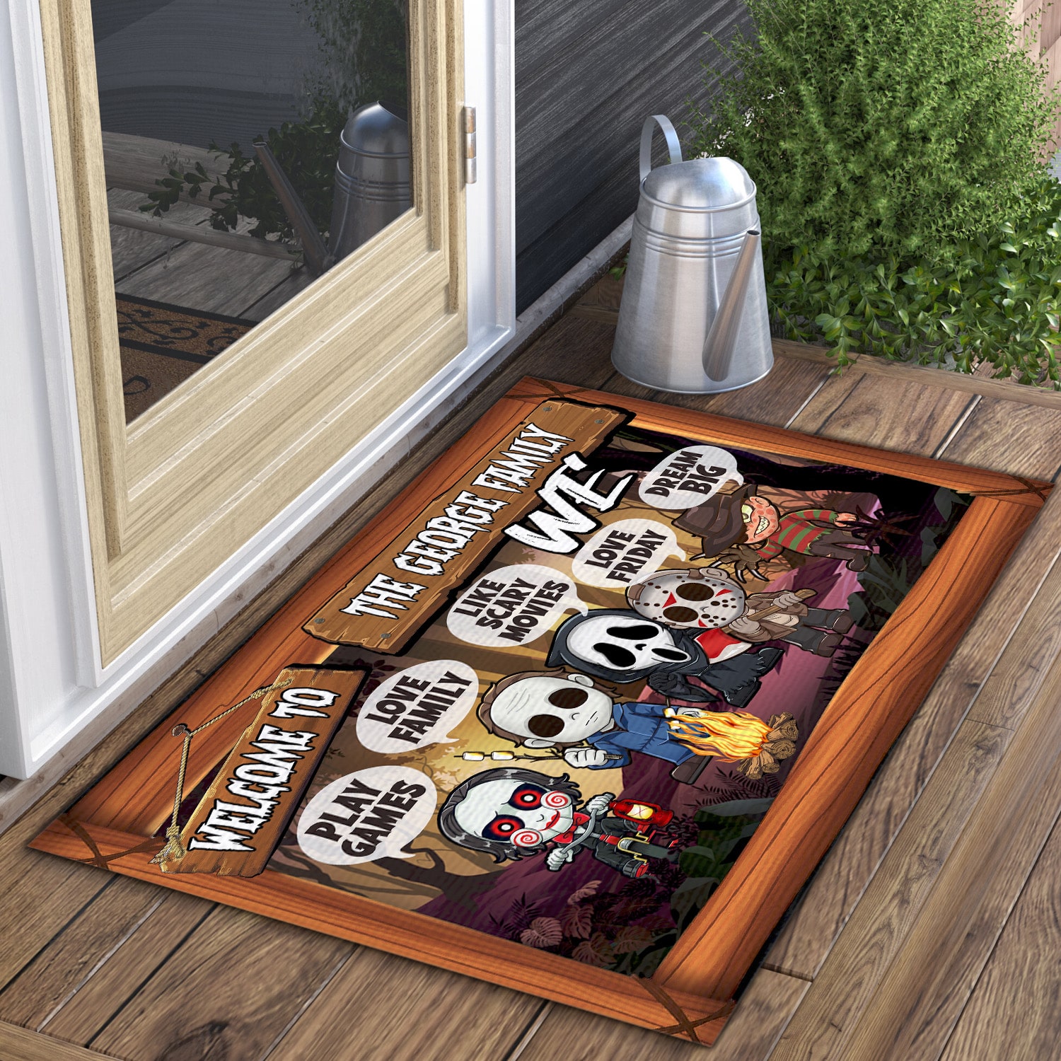 6LV. In This House Camping (Sample Design) (1) Doormat mockup 3