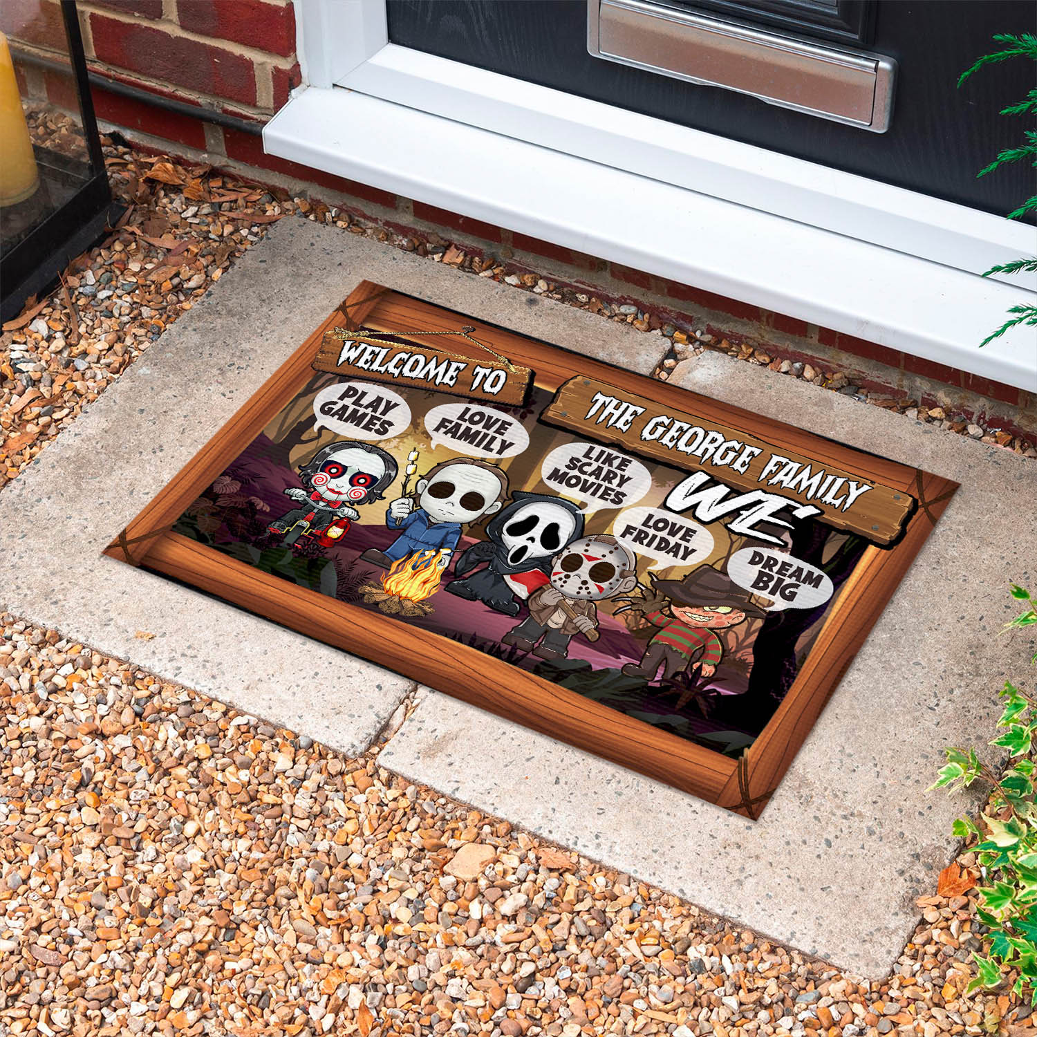 6LV. In This House Camping (Sample Design) (1) Doormat mockup 10fx
