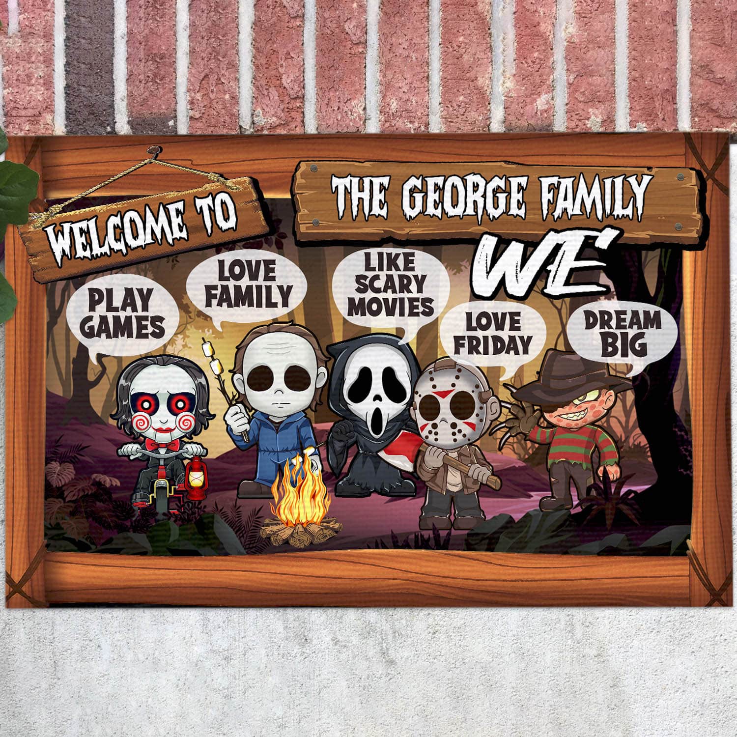 6LV. In This House Camping (Sample Design) (1) Doormat mockup 12fx